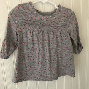 Girls 3/4 length sleeve shirt